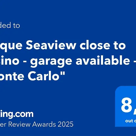 Unique Seaview Close To Casino - Garage Available - 